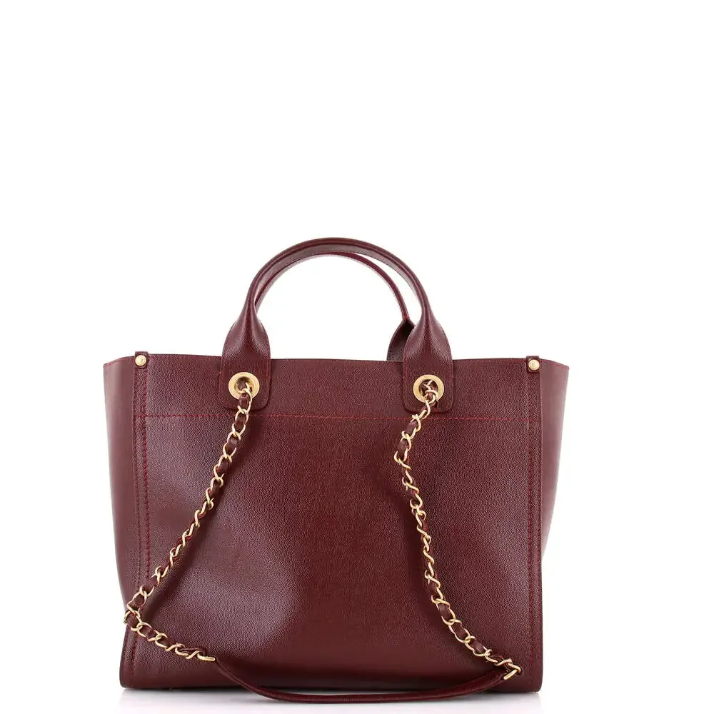 Chanel Deauville Tote Studded Caviar #241415C47B - Picture 3 of 6